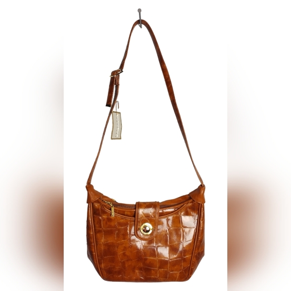 Gallery One Woman's Designer Shoulder Purse Brown Leather Style Fashion Bag - Picture 2 of 16